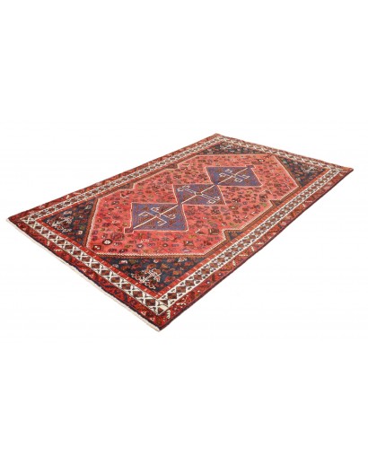Tappeto Shiraz Persia grigio giallo 160x258