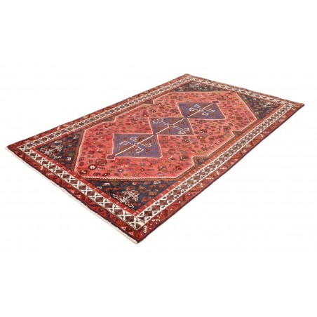 Tappeto Shiraz Persia grigio giallo 160x258