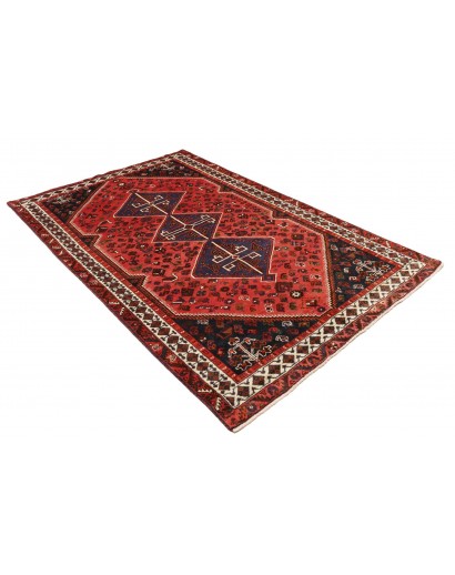 Tappeto Shiraz Persia grigio giallo 160x258