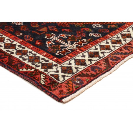 Tappeto Shiraz Persia grigio giallo 160x258
