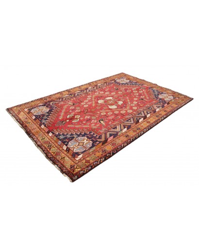 Tappeto Shiraz Fine Persia marrone giallo 168x255