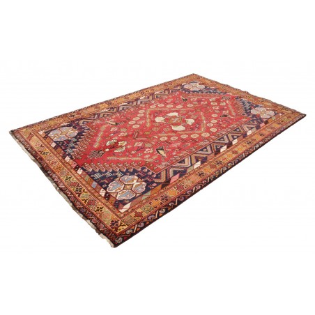 Tappeto Shiraz Fine Persia marrone giallo 168x255