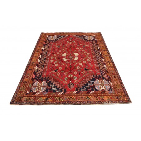 Tappeto Shiraz Fine Persia marrone giallo 168x255