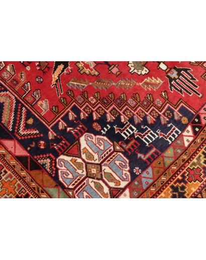 Tappeto Shiraz Fine Persia marrone giallo 168x255