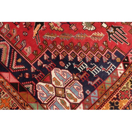 Tappeto Shiraz Fine Persia marrone giallo 168x255