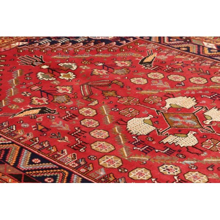 Tappeto Shiraz Fine Persia marrone giallo 168x255