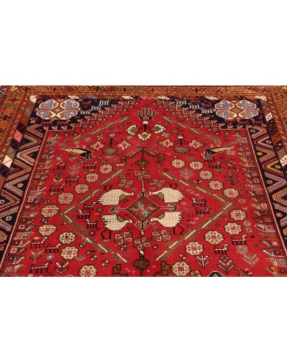 Tappeto Shiraz Fine Persia marrone giallo 168x255