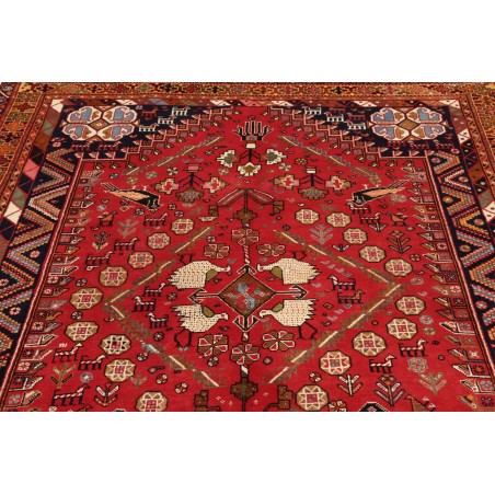 Tappeto Shiraz Fine Persia marrone giallo 168x255