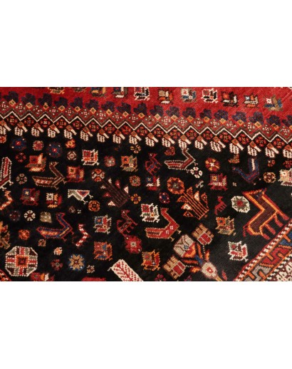Tappeto Shiraz Persia marrone giallo 163x285