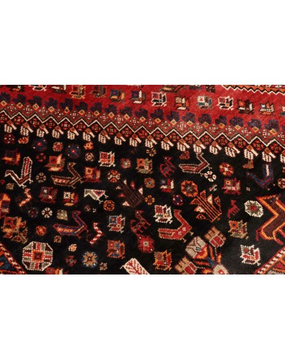Tappeto Shiraz Persia marrone giallo 163x285