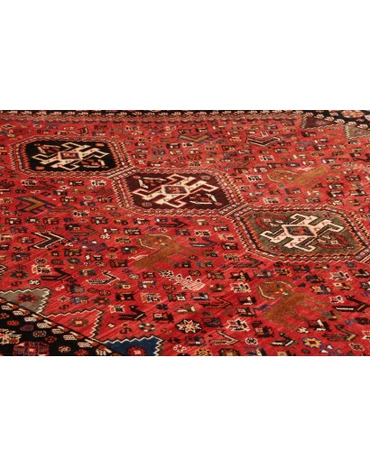 Tappeto Shiraz Persia marrone giallo 163x285