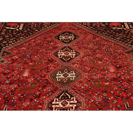 Tappeto Shiraz Persia marrone giallo 163x285
