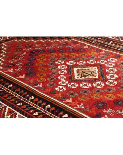 Tappeto Shiraz Persia marrone blu 170x255