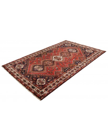 Tappeto Shiraz Persia grigio marrone 160x258