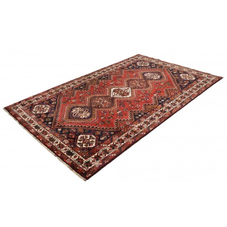 Tappeto Shiraz Persia grigio marrone 160x258
