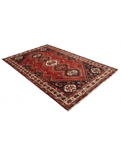 Tappeto Shiraz Persia grigio marrone 160x258