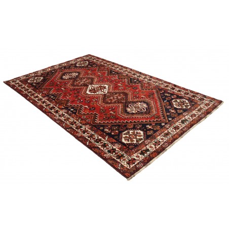Tappeto Shiraz Persia grigio marrone 160x258