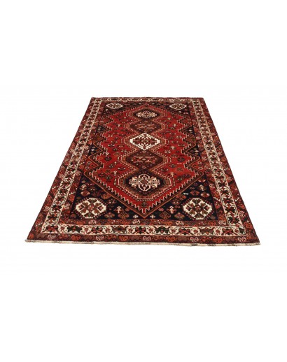 Tappeto Shiraz Persia grigio marrone 160x258