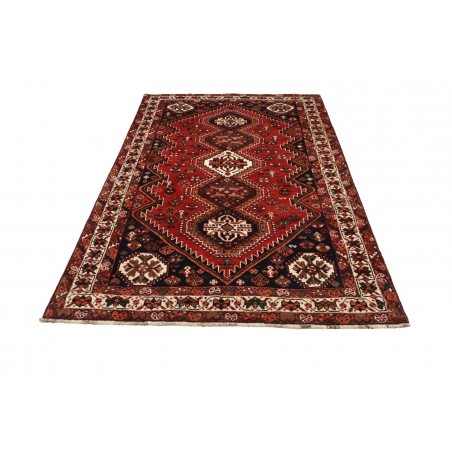 Tappeto Shiraz Persia grigio marrone 160x258