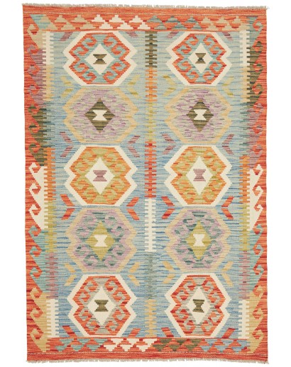 Tappeto Kilim Afghanistan marrone beige 123x180