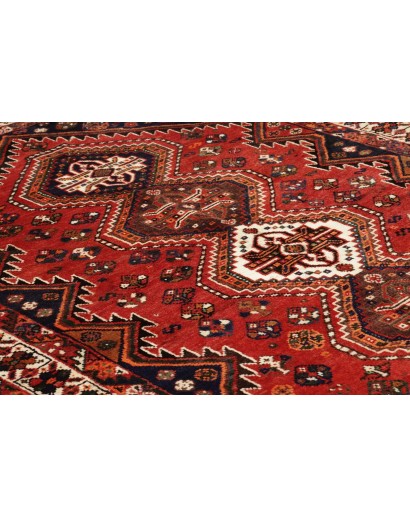 Tappeto Shiraz Persia grigio marrone 160x258