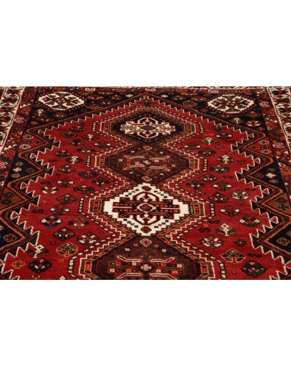 Tappeto Shiraz Persia grigio marrone 160x258