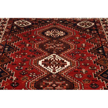Tappeto Shiraz Persia grigio marrone 160x258