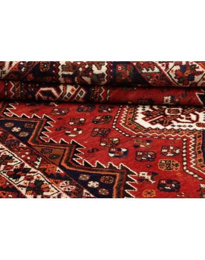 Tappeto Shiraz Persia grigio marrone 160x258