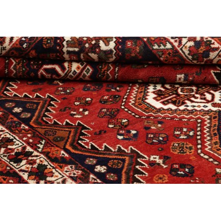 Tappeto Shiraz Persia grigio marrone 160x258
