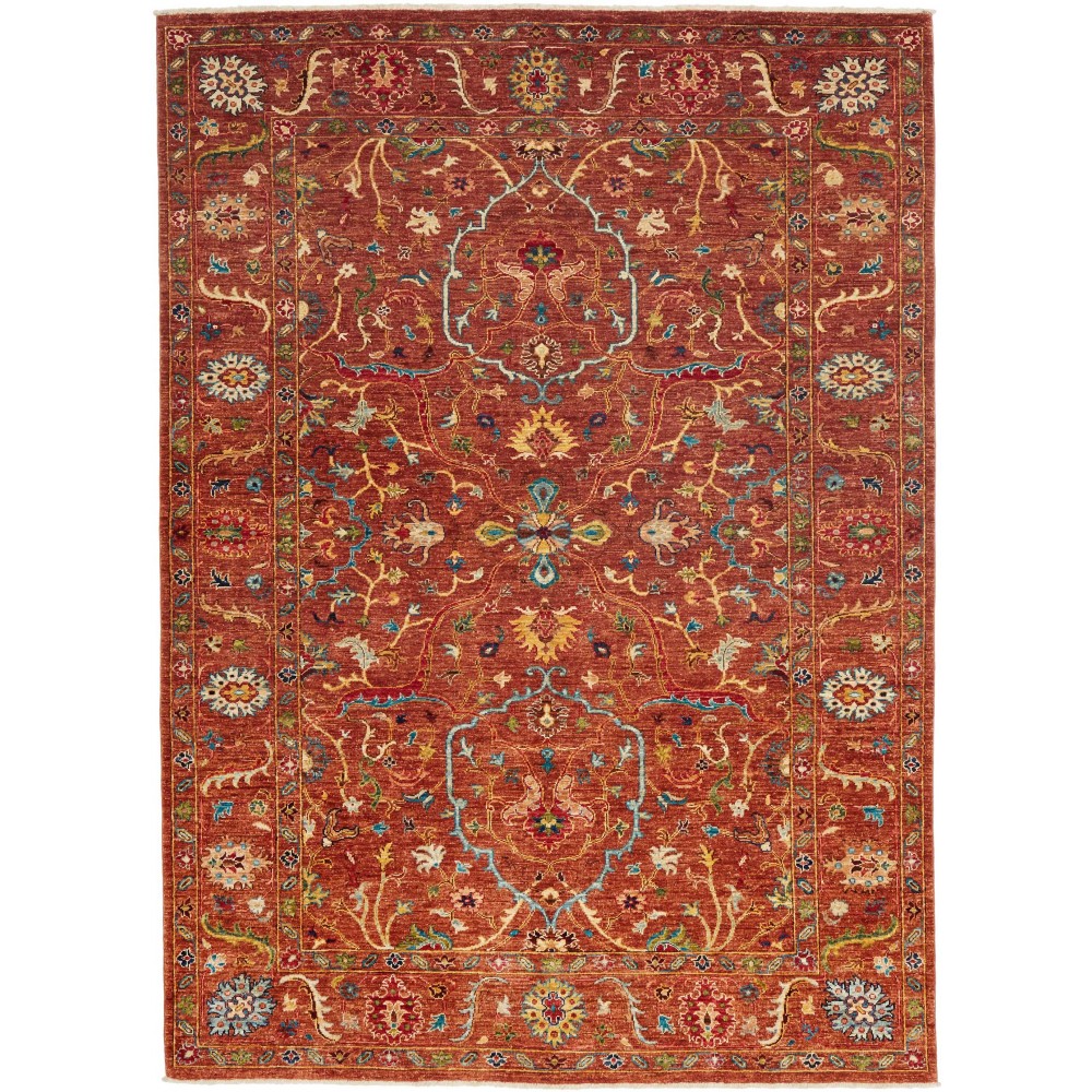 Tappeto Zigler Fine Pakistan marrone arancione 170x238 Tappeto Zigler Fine Pakistan marrone arancione 170x238