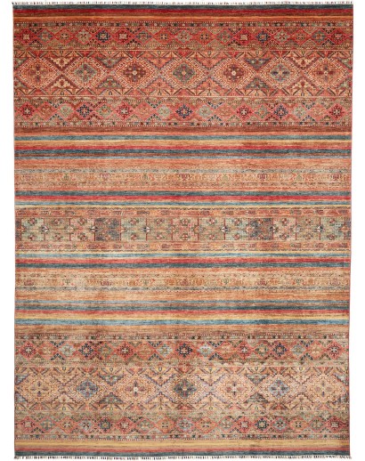 Tappeto Samarkand Pakistan marrone bianco 302x415