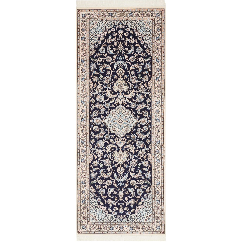 Tappeto Nain 6La Persia grigio 77x209 Tappeto Nain 6La Persia grigio 77x209