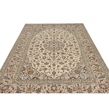 Tappeto Kashan Persia beige verde 200x302