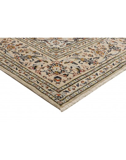 Tappeto Kashan Persia beige verde 200x302