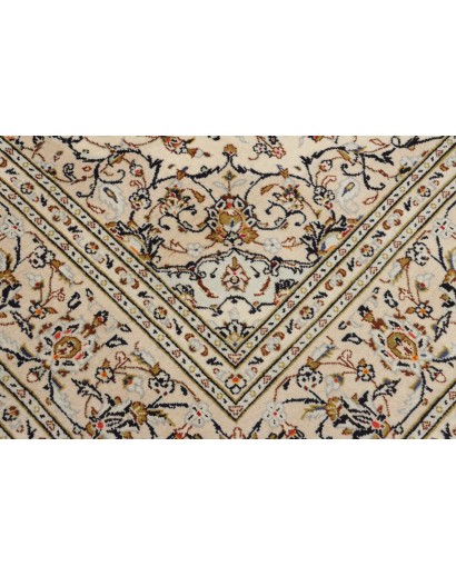 Tappeto Kashan Persia beige verde 200x302