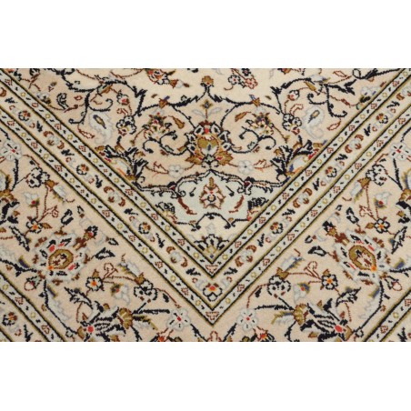 Tappeto Kashan Persia beige verde 200x302