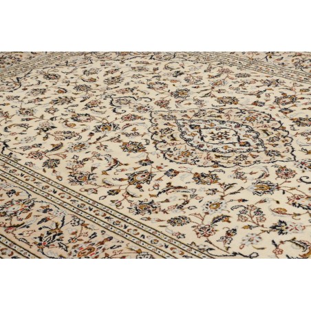 Tappeto Kashan Persia beige verde 200x302