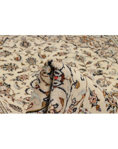 Tappeto Kashan Persia beige verde 200x302
