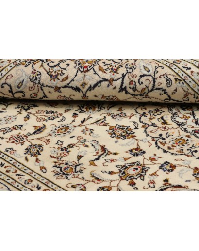 Tappeto Kashan Persia beige verde 200x302