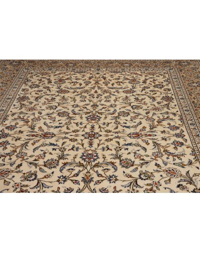 Tappeto Kashan Persia beige marrone 258x367