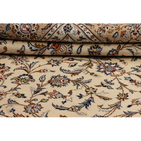 Tappeto Kashan Persia beige marrone 258x367