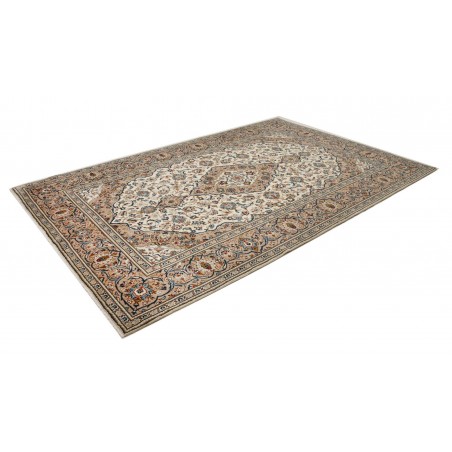 Tappeto Kashan Persia marrone grigio 200x308
