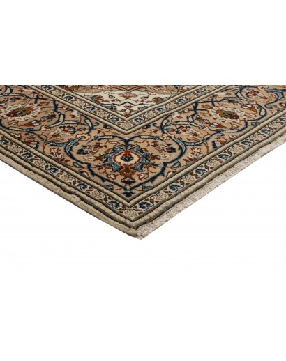Tappeto Kashan Persia marrone grigio 200x308
