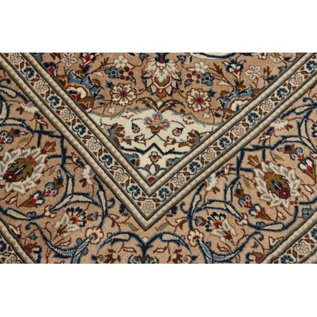 Tappeto Kashan Persia marrone grigio 200x308