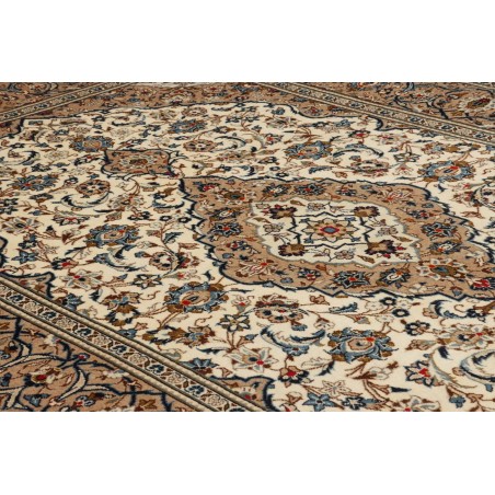 Tappeto Kashan Persia marrone grigio 200x308
