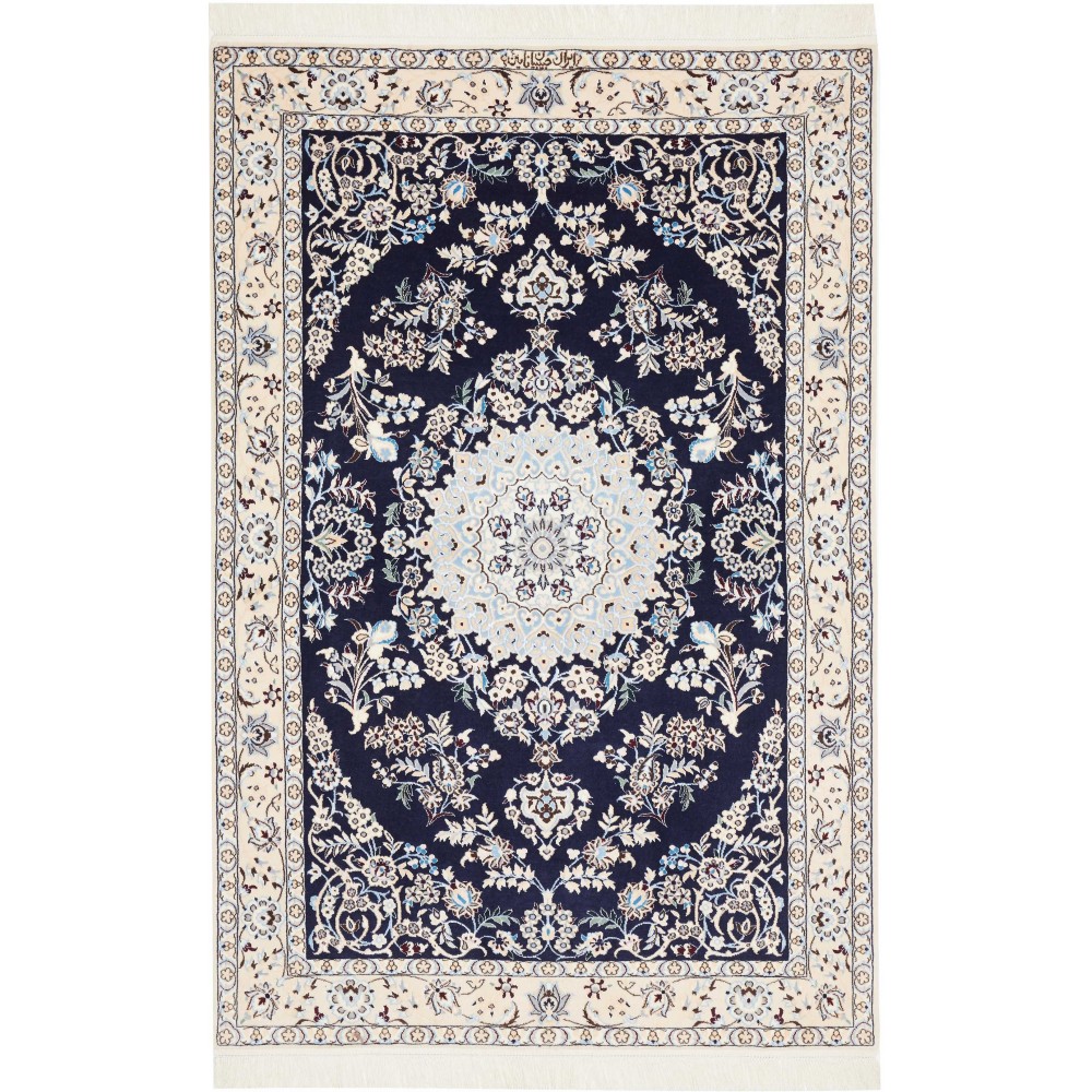 Tappeto Nain 6La Persia grigio 110x170 Tappeto Nain 6La Persia grigio 110x170