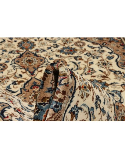 Tappeto Kashan Persia marrone grigio 200x308