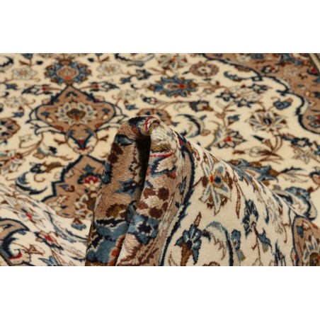 Tappeto Kashan Persia marrone grigio 200x308