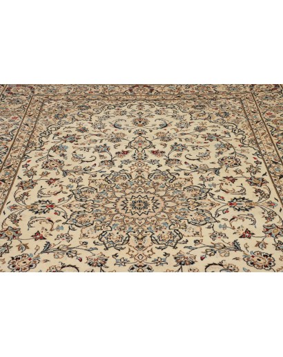 Tappeto Kashan Persia beige bianco 197x308