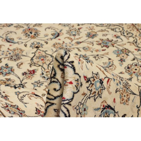 Tappeto Kashan Persia beige bianco 197x308